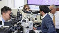 Researchers in a lab