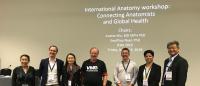Anette Wu, the chairperson, with senior anatomy members who served as panelists from around the globe.